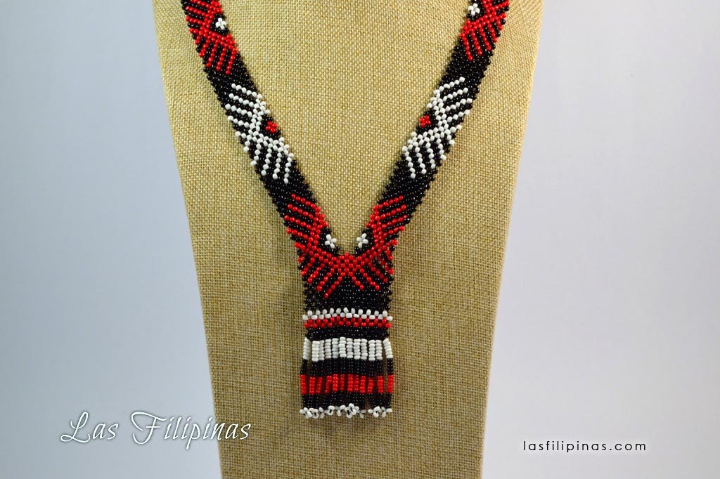 Tribal Beaded Necklace - Ethnic Mandaya Jewelry