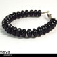 BLACK ONYX BRACELET - Roundel Beads