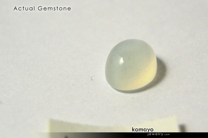 WHITE MOONSTONE GEMSTONE - 10x8mm Oval Loose Stone