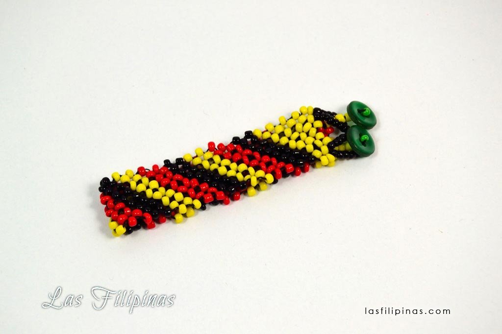 Tribal Bracelet - Slender Ethnic Mandaya Beaded Design