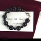 BLACK OBSIDIAN BRACELET - Big Round Beads