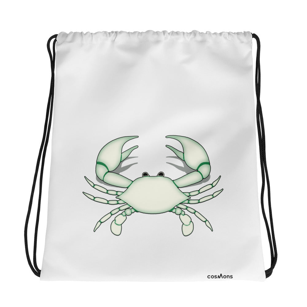 Cancer Bag - Zodiac Symbol - White Crab Graphics