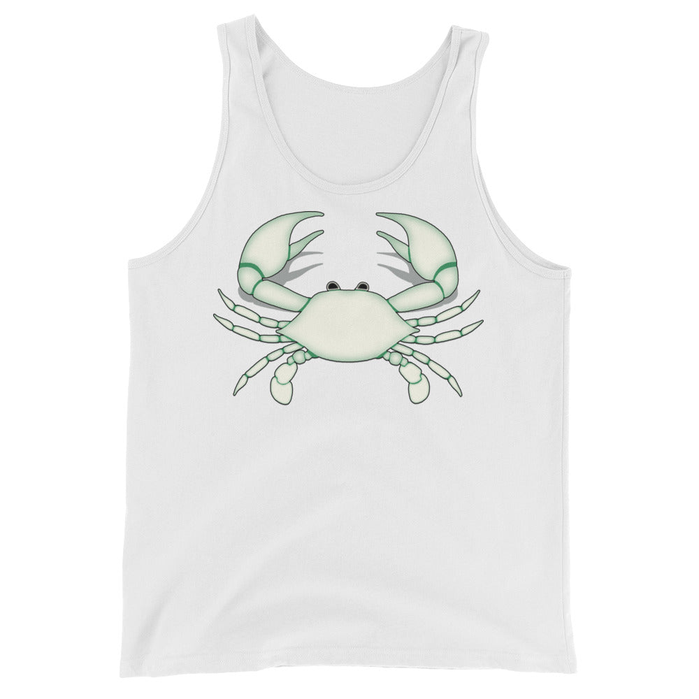 Cancer Tank Top - Zodiac Symbol - White Crab Graphics