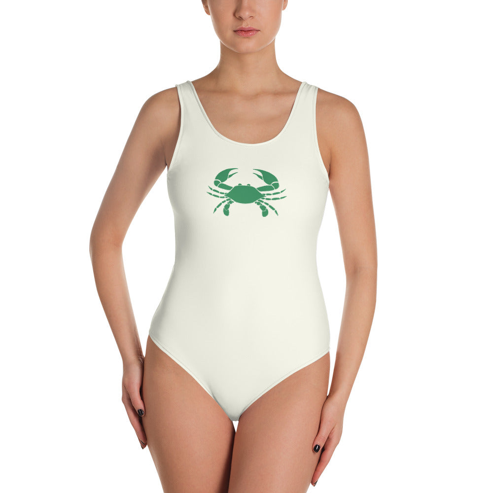 Cancer One-Piece Swimsuit - Zodiac Color Design
