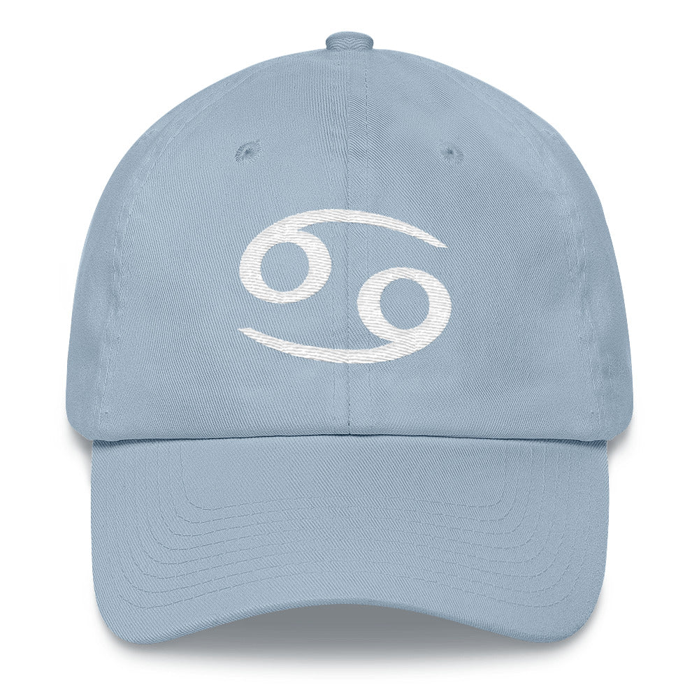 Cancer Cap - Zodiac Symbol Text Baseball Cap