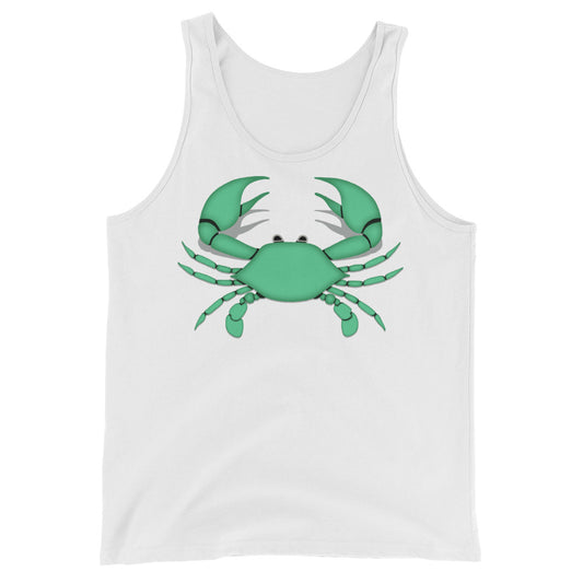 Cancer Tank Top - Zodiac Symbol - Green Crab Graphics