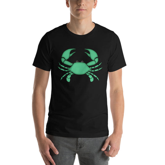 Cancer T Shirt - Zodiac Symbol - Green Crab Graphics