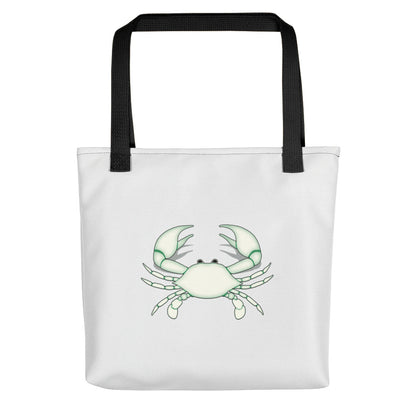 Cancer Tote Bag - Zodiac Symbol - White Crab Graphics