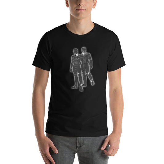 GEMINI T-SHIRT - Sign Constellation Design - Zodiac Shirt for Men