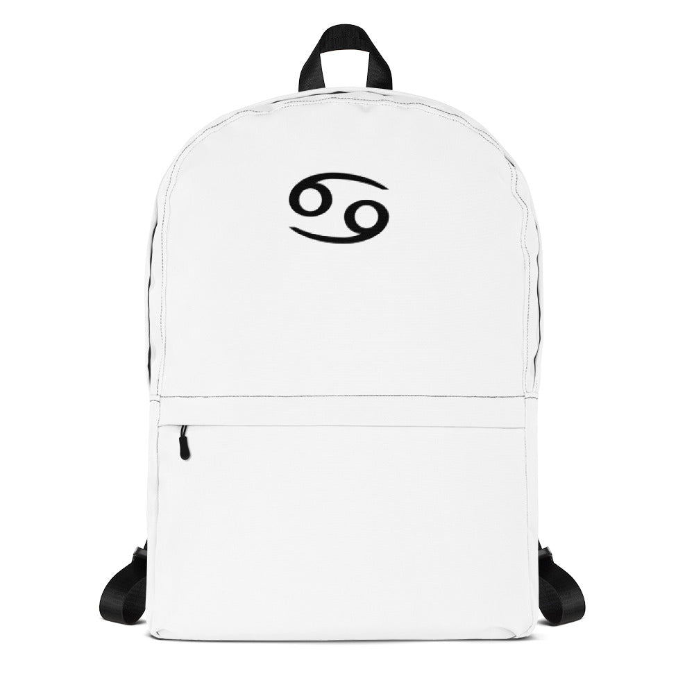 Cancer Backpack - Zodiac Symbol Text Bag